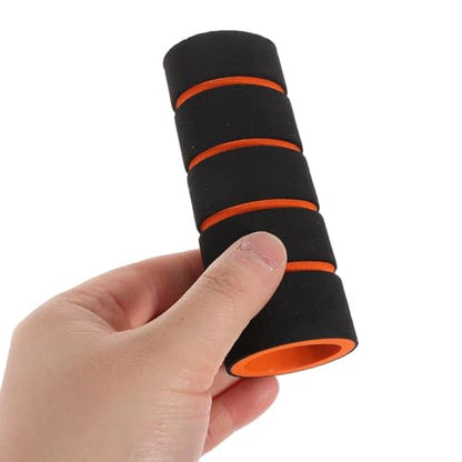 UKCOCO 3 Pcs Foam Handle Grips : Non Slip Sponge Pull Up Bar Sleeve Handlebar Cover for Fitness Equipment Bicycle Motorbike, Easy Installation, 4.32X1.49X1.49in (Black)