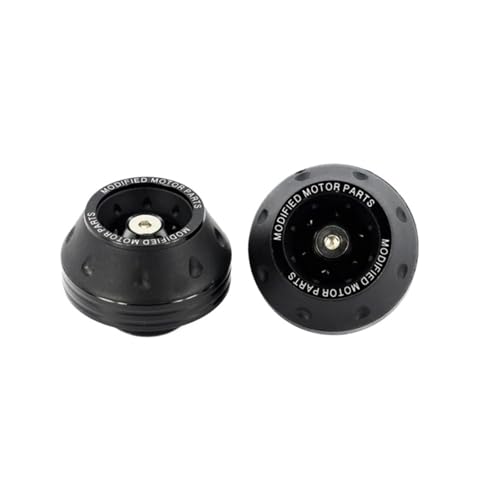 Universal Motorcycle Wheel Protection Crash Pad Motorbike Crash Protectors(2Pcs Black) - color: 2Pcs Black