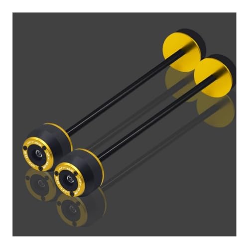 Frame Sliders Rear Front Axle Fork Crash Slider Accessories for Yam&aha MT-03 MT03 2015-2022 2023 2024 Motorcycle Wheel Falling Protector - color: One pairs go-ld