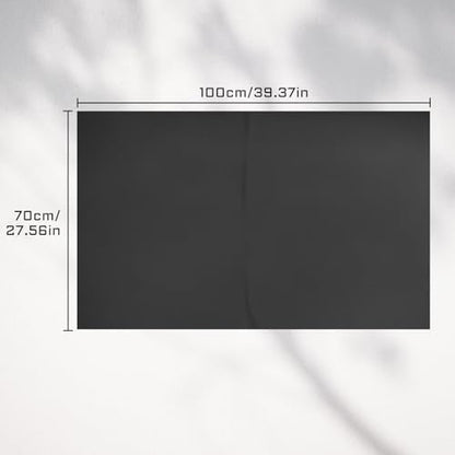 Motorcycle Seat Cover Elastic Leather Replaced Skin Universal DIY Seat Protector with 100pcs Thumb Tack Black (39.4’’ x 27.6 ’’)