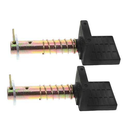 2Pcs Motorcycle Spool Lift Stand Attachment Heavy Duty Shaped Support for Rear Wheel Durable Metal Construction Easy Setup Compatible with Various Heavy Motorcycles