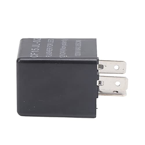 CF15 JL02 LED Flasher Relay 3 Pin Electronic Turn Flashers Non Polarity 12V 24V Universal ABS Normally Open Flash Relay