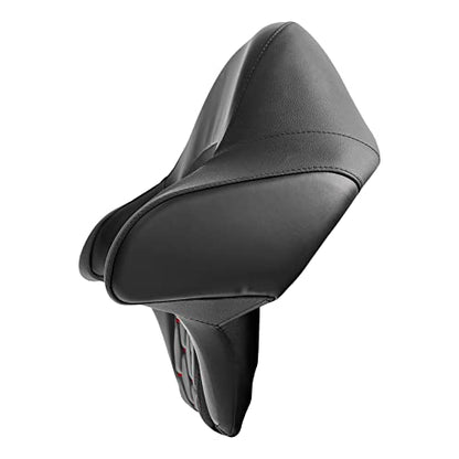 C.C. RIDER Wrap Around King Tour Trunk Backrest fit for Harley Touring Road King Street Glide Road Glide Electra Glide 2014-2024 - color: Passenger Backrest 16#Red Stitching