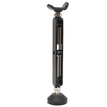 SUNGOOYUE Motorcycle Jack Stand Heavy Duty Lift Adjustable Height 11.1 to 15.5in #45 Steel 400kg Capacity Rubber Padded Wheel Support for Chain Cleaning Tire Checks Garage Repair