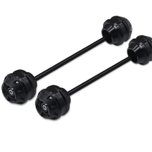 MT-07 MT07 2015-2022 2023 2024 Motorcycle Accessories Front Rear Fork Slider Axle Crash Wheel Protector(Black A pair15) - size: Black A pair15