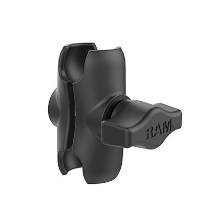 RAM MOUNTS B Size 1" Double Socket Mount Arm – Short (RAM-B-201U-A) - size: 2.4 in.