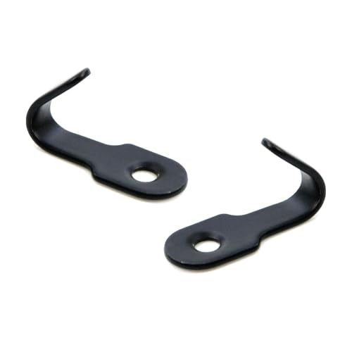 Oedema 20Pcs Wall Hooks Stainless Steel Wall Mount Black J Hooks for Hanging Mirror Picture Coats Clothes Keys Bath Tower - style: Black,20 Pcs