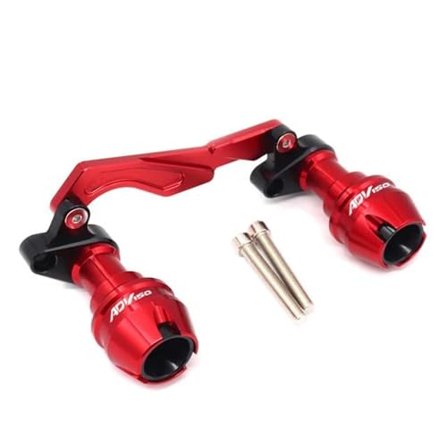 Engine Accessories Front Rear Wheel Axle Fork Crash Sliders Fall Protection for ADV150 ADV350 ADV 150 350 (Color : Rear Red7) - color: Rear Red7