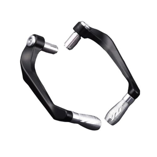 Handguard Motorcycle Handlebar Grips Guard Brake Clutch Lever Protector for Yam&aha YZF R1 R6 2005 2006 2007 2008 2009 2010 2011 2012 2013 - color: Silver-A