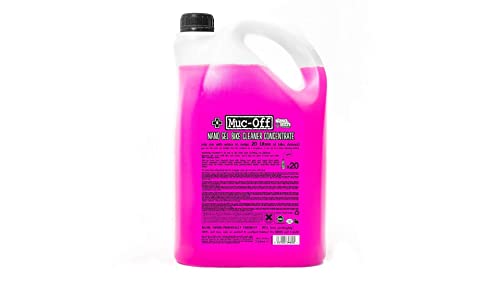 Muc-Off Bike Cleaner Concentrate | Powerful Nano Tech Bike Cleaner | Safe on Carbon Fibre, Biodegradable Formula for Bicycle and Motorcycle Cleaning - size: 169 Fl Oz (Pack of 1)