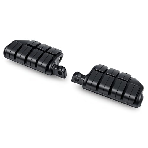 Matte Black Male Mount Lion Paw Footrests Footpegs Fit for Motorycle Harley Touring Glide - color: Black#3