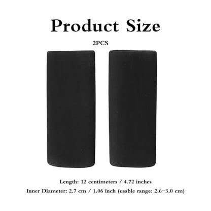 Motorcycle Foam Hand Grips Cover, 2 Pcs 25MM (0.98 Inch) Soft Comfortable Long-Lasting Weather Foam, Anti Slip Shock Absorption, Easy to Install Universal Fit Grip Covers Compatible with Yamaha Honda