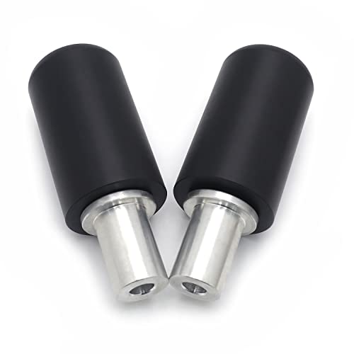 XKMT- Black Universal 10mm 45 * 115mm Motorcycle Frame Sliders Crash Protector Compatible With Yamah Hon [P/N: XH6014-019-BK] - color: Black