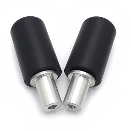 XKMT- Black Universal 10mm 45 * 115mm Motorcycle Frame Sliders Crash Protector Compatible With Yamah Hon [P/N: XH6014-019-BK] - color: Black