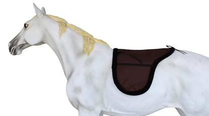 CHALLENGER Australian Horse Wool Felt Premium Shaped Trail Rider Comfort Pad Black 109SP565 - color: Brown
