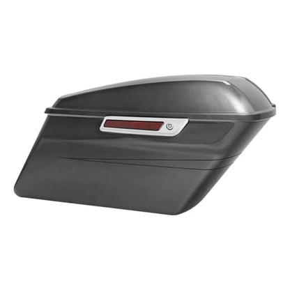 HR3 Charcoal Pearl Hard Saddlebags Compatible with 2015 Street Glide Special FLHXS (Replace for OEM) Fit for 2014-2023 Harley Touring Models - color: Charcoal Pearl