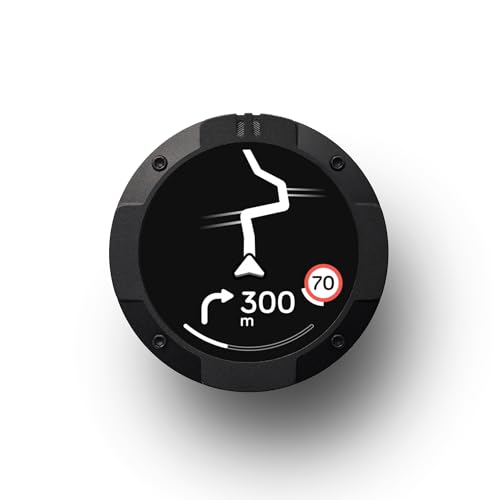 Beeline Moto II - Next Gen Motorcycle GPS Tracker | Compact Design, Waterproof Build, Simple Display & 14-Hour Battery |Glove Friendly Motorcycle Sat Nav Perfect for Adventure & Daily Commutes (Black) - color: Black, style: Moto II