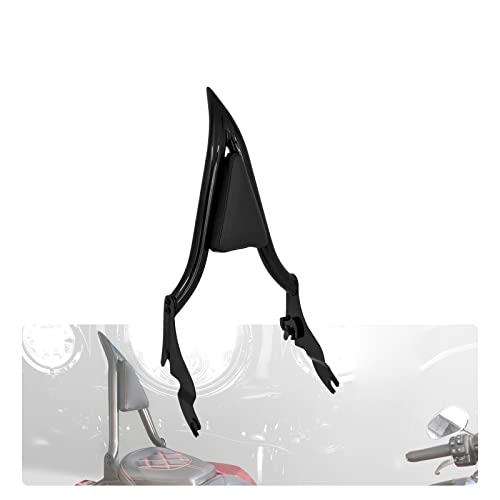 09-25 Sissy Bar Backrest, Detachable Passenger Backetst Sissy Bar Fit for Harley Touring Street Glide Road Glide Road King Electra Glide 2009-2025 Black - color: Black, size: 16"- Detachable Split