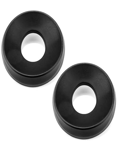 QWORK Motorcycle Helmet Stand, Helmet Service Pad, 2 Pack Helmet Support Donut Ring for Motorcycle Snowmobile Scooter Helmetsm, Black - size: 2 Pack