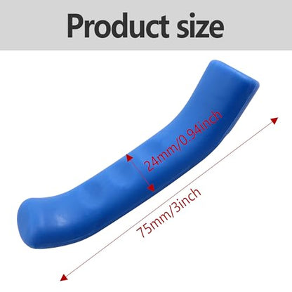5 Pairs Bicycle Brake Lever Grip Protector Cover, Non-Slip Brake Lever Grip, Silicone Sleeve Universal Brake Protection Handle Cover for Bicycle, Cycling, Road/Mountain Bikes - color: 5 Colors