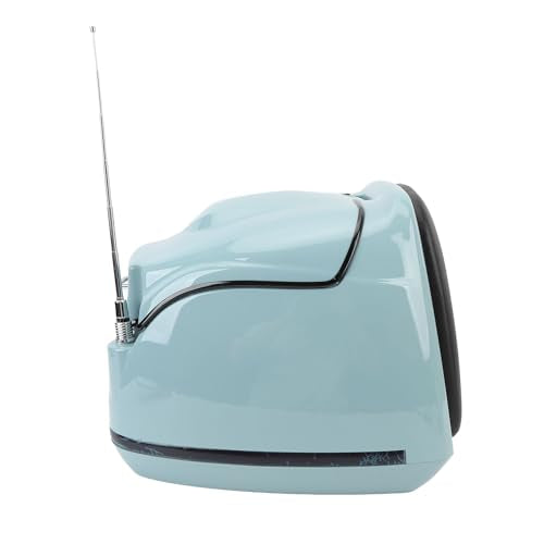 aqxreight Motorcycle Top Box 38L Retro Design Storage Case Universal Fit for Motorcycles and Electric Scooters - color: Blue