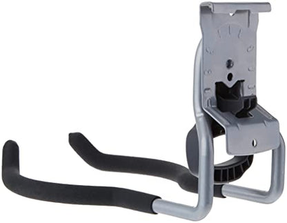 Rubbermaid Garage Fasttrack Power Tool Holder Satin Nickel Wall Mounted Storage System Holds up to 50 pounds for Home/Garage/Tool Organization (Pack of 6) - size: 1 Count (Pack of 6), style: Power-Tool Hook