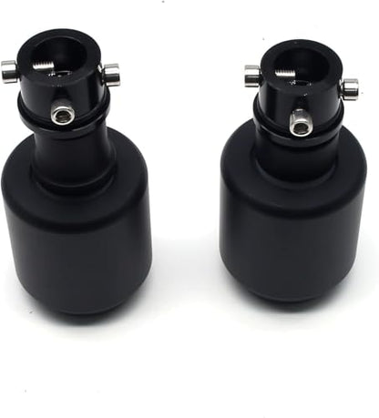 MZS Motorcycle Frame Sliders, Falling Anti Crash Protector Guards No Cut Kits CNC Black Compatible with ZX4R ZX4RR 2023-2025 / ZX25R 2021-2022