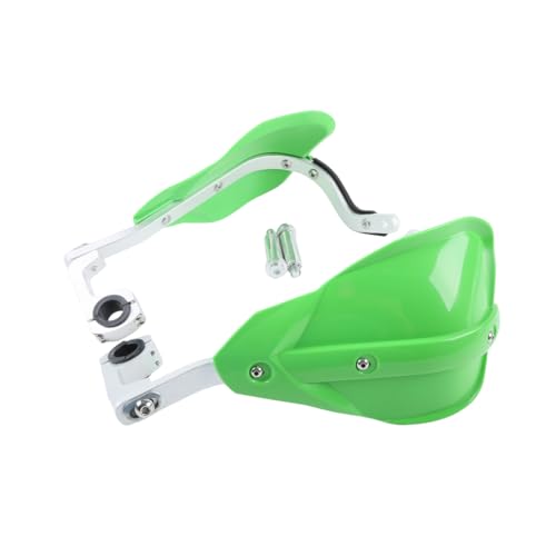 TCT-MOTORPARTS Green 7/8" 22mm Hand Guards Dirt Bike Handguards Fit for KDX200 KLR250 KX250 KLX250 KLX300 SM/R KLX140L CRF XR DRZ - color: Green