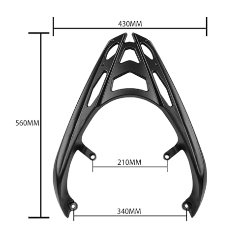 Powersports Luggage Racks Compatible With SMAX 155 For SMAX155 2013 2014 2015-2022 Motorcycle Rear Storage Roof Box Luggage Support Trunk Support Bracket Boot Rack