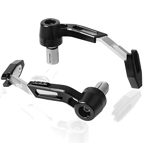 Handguards Motorcycle Handguards Handlebar Grips Bar Ends Hand Guards Levers Protector for Yamaha Xmax 300 XMAX300 X-MAX 2017 2018 2019 (Color : Silver)
