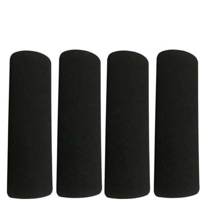 Motorcycle Handlebar Grips Motorcycle Modified Anti-Skid Handle Sleeve Shock-Proof Grip Black Foam - color: 4pcs black
