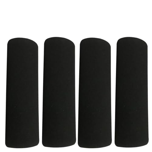 Motorcycle Handlebar Grips Motorcycle Modified Anti-Skid Handle Sleeve Shock-Proof Grip Black Foam - color: 4pcs black