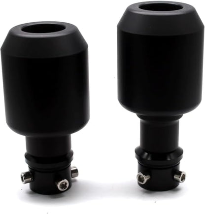 MZS Motorcycle Frame Sliders, Falling Anti Crash Protector Guards No Cut Kits CNC Black Compatible with ZX4R ZX4RR 2023-2025 / ZX25R 2021-2022
