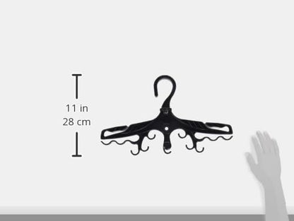Scuba Choice Wetsuit & Drysuit Hanger – Heavy-Duty Hanger for BCD, Wetsuits & Scuba Gear Storage, Drying & Organization - color: Black (Multi-purpose)