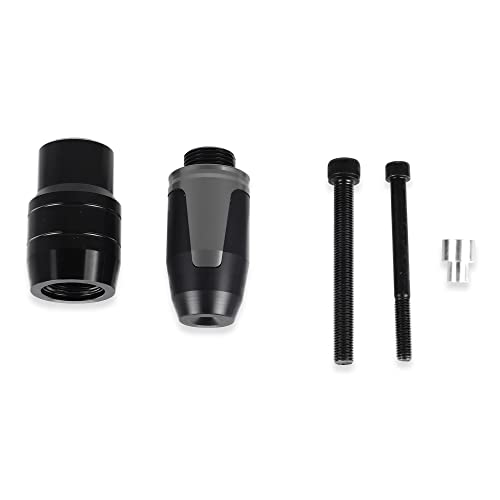 Universal Motorcycle Exhaust Pipe Protection Anti Falling Bar Frame Sliders Titanium - color: Gray, size: Exhaust Pipe Anti Falling Bar