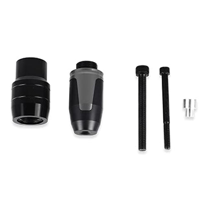Universal Motorcycle Exhaust Pipe Protection Anti Falling Bar Frame Sliders Titanium - color: Gray, size: Exhaust Pipe Anti Falling Bar