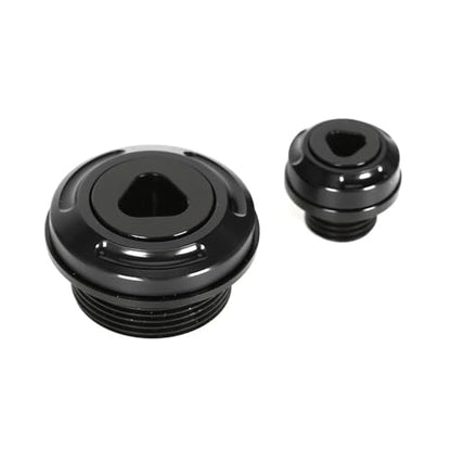 Monkey Engine Crankcase Cover Plugs Compatible with Monkey 125 GROM CT125 DAX 125 CNC Motorcycle Accessories Crankcase Hole Plug (Black) - color: Black3