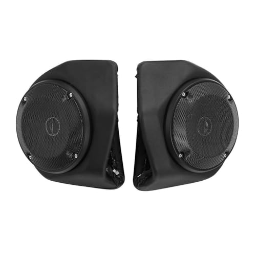 TCMT King Motorcycle Trunk Box Wrap-Around Backrest Speakers Fit For Harley 2014-2025 Trunk Touring CVO Road King Road Glide Street Glide Electra Glide Pack - color: Style A+Speakers#3