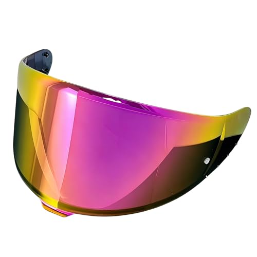 Shoei RF-1400 Helmet Visor Replacement for X15 CWR-F2 RF-1400 Z8 NXR2, CWR-F2 Shield Windshield Anti-Scratch UV Protection (Rose Red) - color: Rose Red