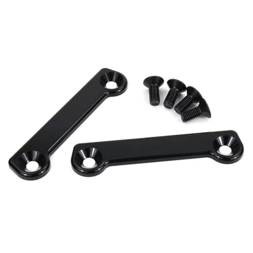 Rear Footpeg Block Off Plates, Passenger Foot Pegs Removal Delete Kits for Kawasaki Ninja ZX-6R / ZX636 2009-2025, ZX6R / ZX636 ABS 2019-2021, 2 PCS Footrest Hole Cover CNC Aluminum, Black