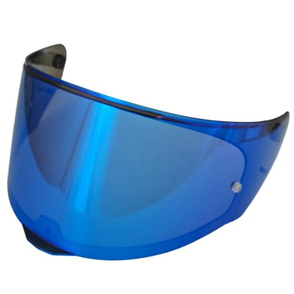 Assault Helmet Visor,Motorcycle Helmet Face Shield Compatible with Assault/Rapid/Stream/FF320/FF353/FF328/FF800 (Deep Blue) - color: Deep Blue