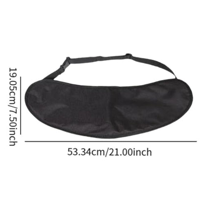 Motorcycle Visor Storage Bag, 21 x 7.5 in Polyester Lens Carrying Pouch with Adjustable Strap for Helmet Visor Protection