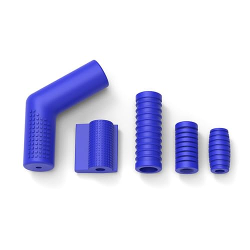 Universally Motorcycle Shifter Gear Lever Pedal Rubber Covers Antiskid Foot Peg Toe Protector Accessories - color: Blue
