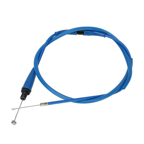 Motorcycle Twist Throttle 7/8" 22mm with Handle Grip Throttle Cable CNC Assembly Universal for TTR 110 230 YZ 85 125 250 PW 50 80 Dirt Pit Mini Bike Blue - color: blue