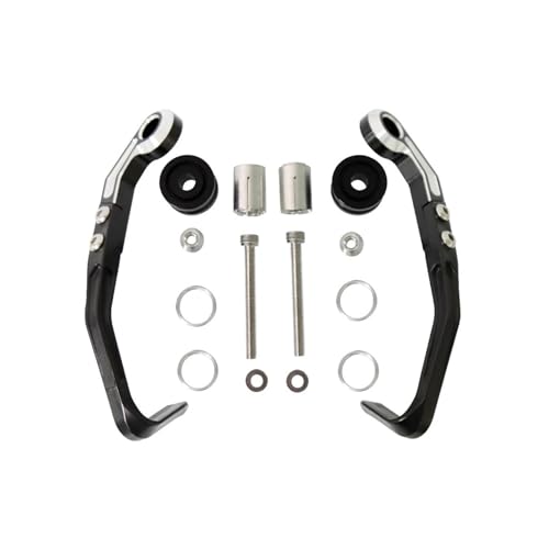 Motorcycle Brake Lever Guard Protection Brake Clutch Lever Protector Handlebar Handguard Kit for Yamaha for YZF-R1/For R1M R3 R6 R7 R9,Easy to Install - color: Black-A