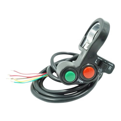 7/8" Motorcycle Switch Turn Signal Light Horn ON-Off Button Blinker Switch 22MM