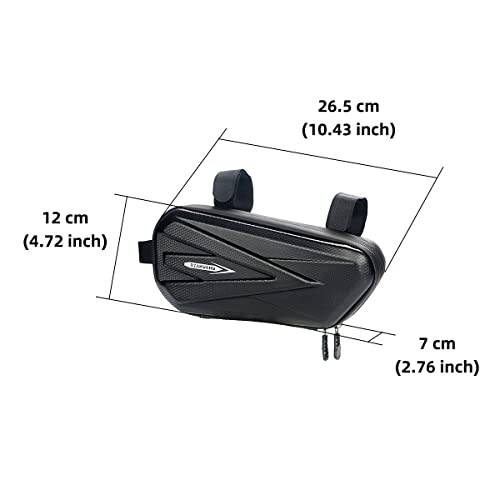 Motorcycle Tail Bag Saddle Bag Bike Waterproof Frame Bag EVA Hard Shell Side Hanging Bag Seat Tube Accessories Storage Packge 2Pcs