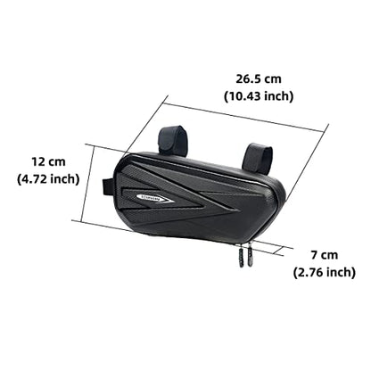 Motorcycle Tail Bag Saddle Bag Bike Waterproof Frame Bag EVA Hard Shell Side Hanging Bag Seat Tube Accessories Storage Packge 2Pcs