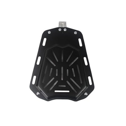 Motorcycle Rear Luggage Rack Motorcycle Rear Luggage Box Bracket Plate Trunk Boot Quick Release Base Shelf Holder Toolbox Carrier - color: 45L Stainless Steel