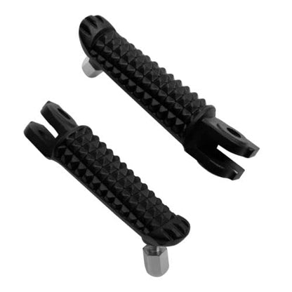 TCMT Front Foot Pegs Footrests Fit For Yamaha YZF R1 1998-25 YZF R6 2003-2020 YZF R6S 2003-2009 R1S R1M 2015-2024 Replace for 1KB-27461-00-00 - color: Sand Black
